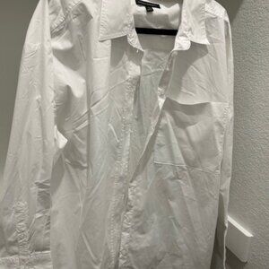 Women's Banana Republic White Button Down